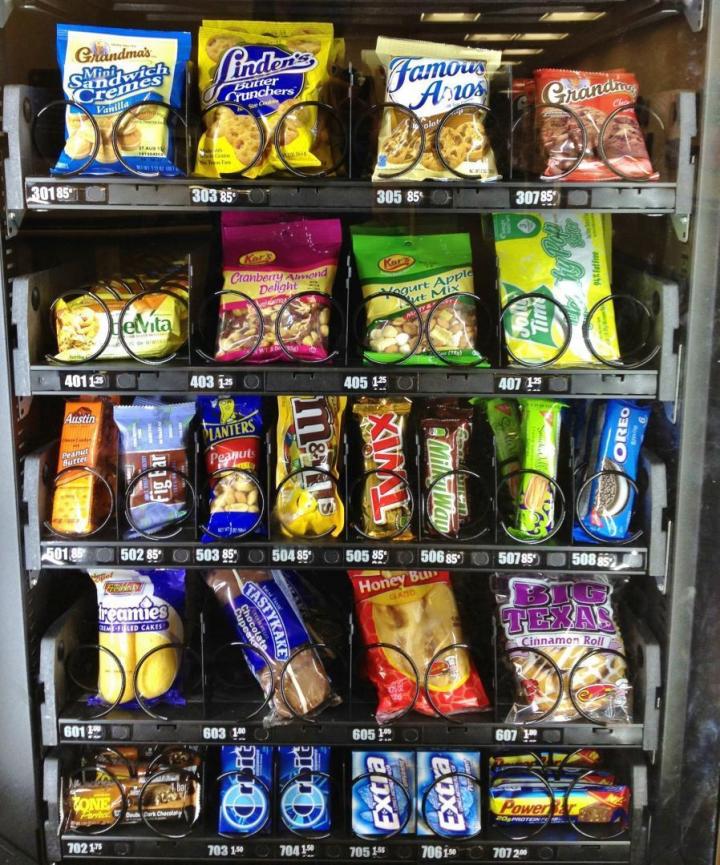 Des produits de snacking variés pour vos distributeurs automatiques.